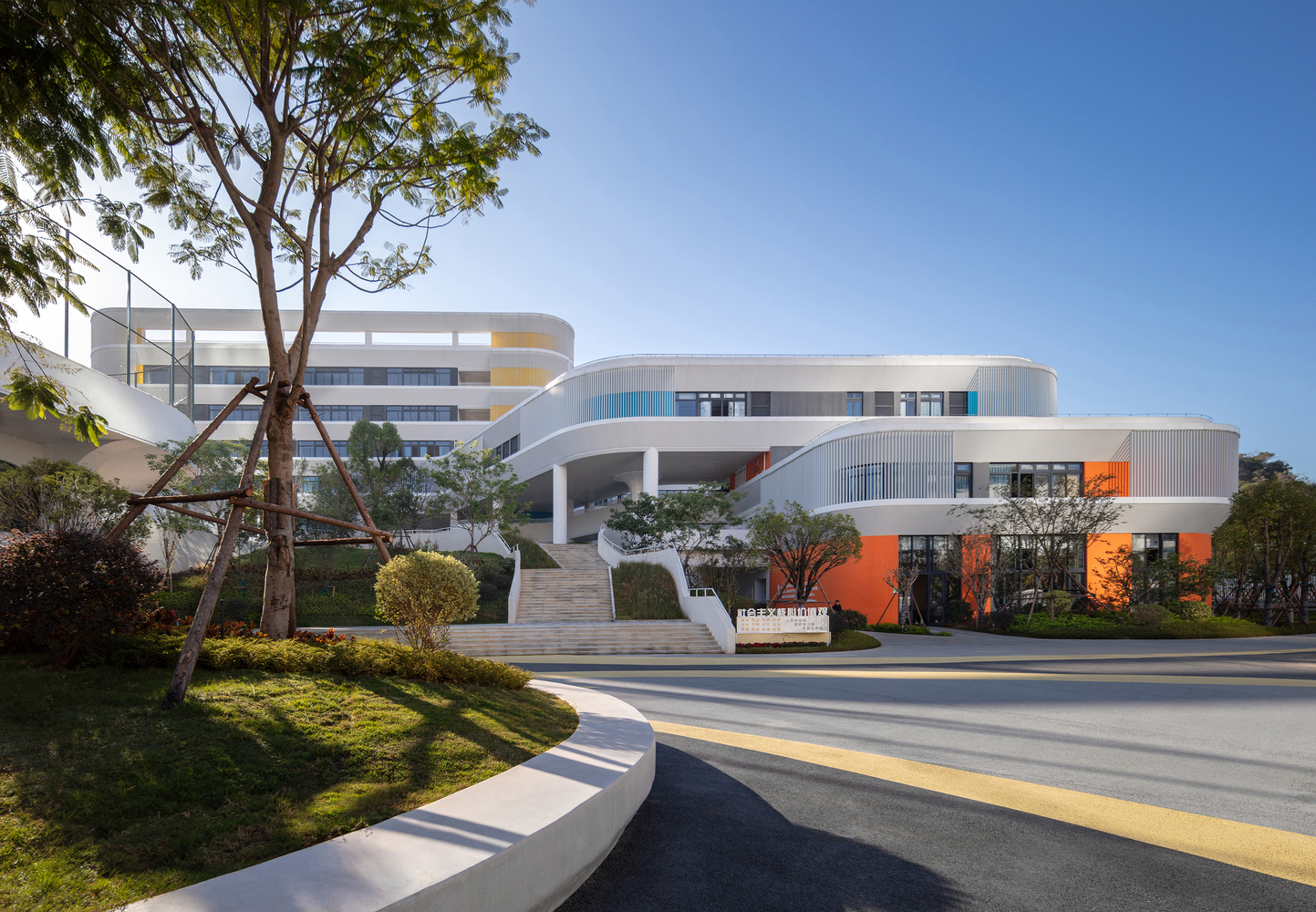 Contemporary school campus architecture